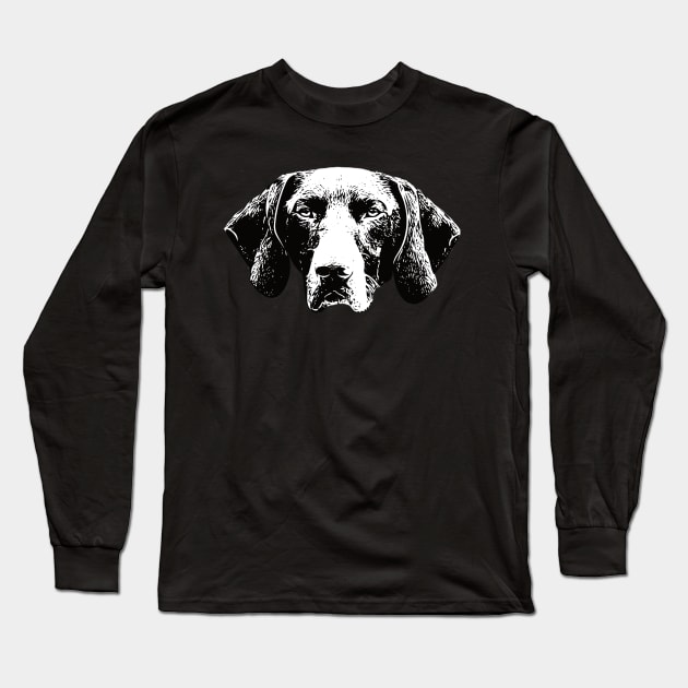 German Shorthaired Pointer  - GSP Christmas Gifts Long Sleeve T-Shirt by DoggyStyles